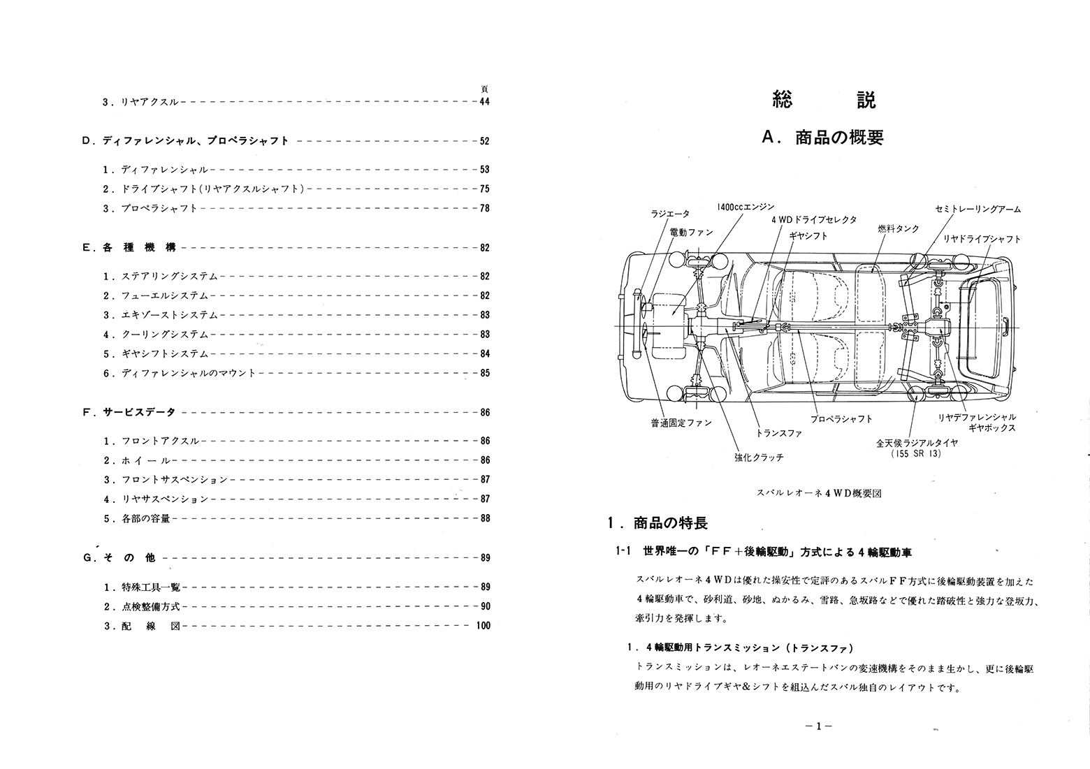 スバルアルシオーネ配線図,SM 2冊 レガシィサンバーレックス